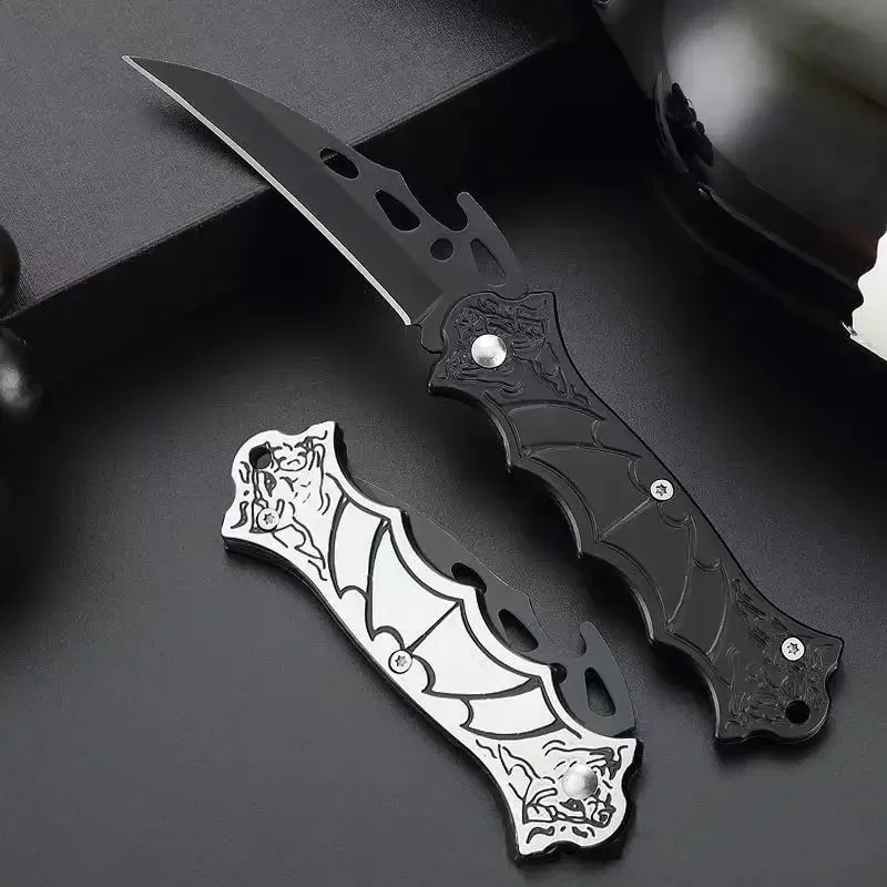Folding Knife Keychain Portable Camping Hunting Hiking Survival Knife Open Express Fruit Knife Sharp Outdoor Pocket Knife