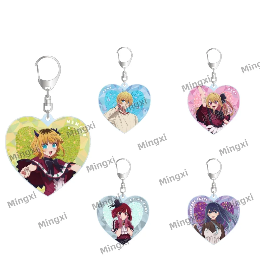 Oshi No Ko llavero de Anime Arima Kana Hoshino Ai llavero de hombre para mujer figura de moda llavero acrílico colgante regalos exquisitos