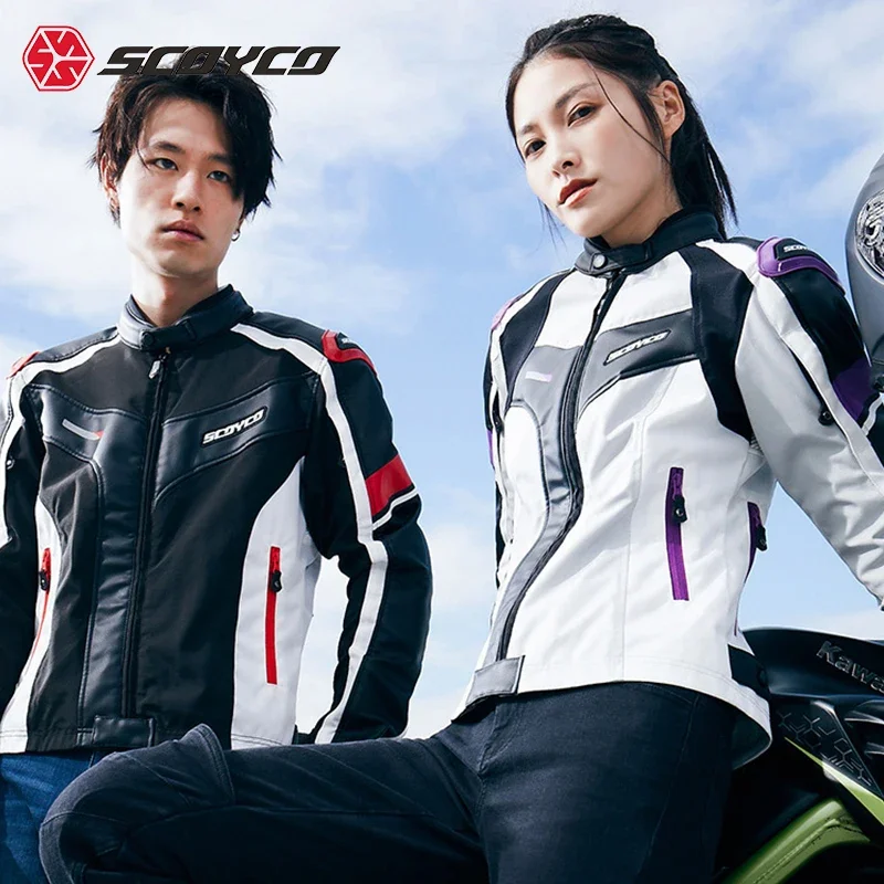 

Spring/Summer Breathable Vintage Jackets Men Women Couple Style Clothes Motorcycle Riding Coat Biker Motocross Racing Jacket
