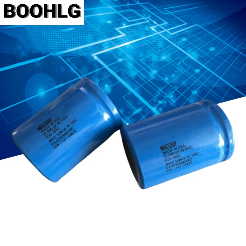 

1 шт. 22000 мкФ 50 В лихорадка желка амплитуда фильтрация электролитический конденсатор