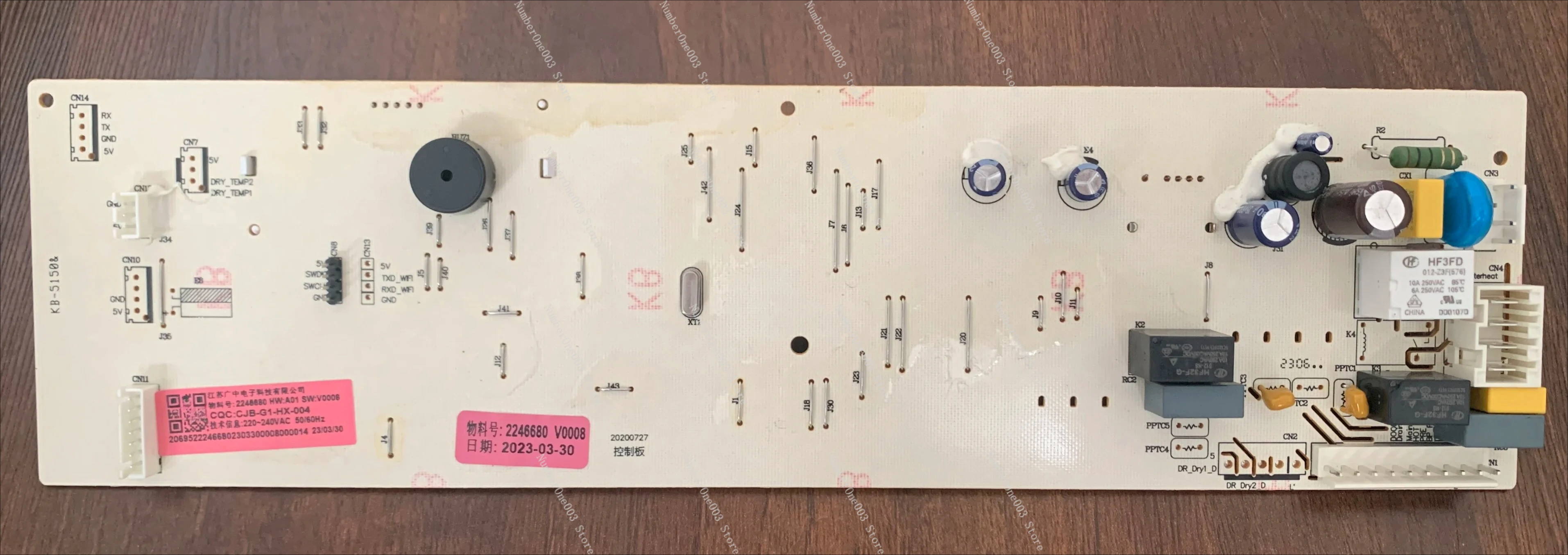 

Applicable To 2246680 Drum Washing Machine Computer Board Cjb-G1-HX-004 Control Line Main Board