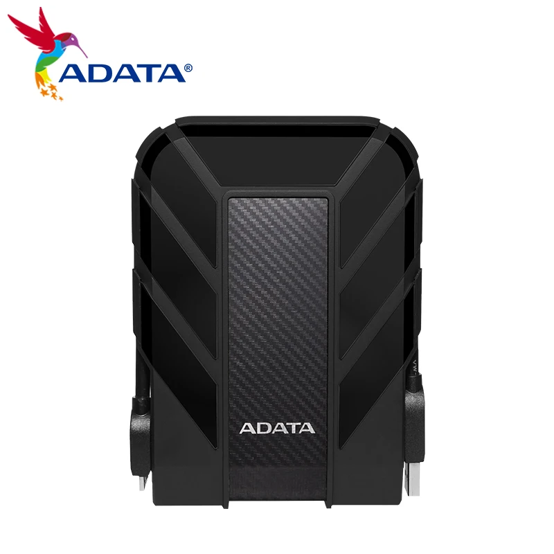 Imagem -02 - Adata-disco Rígido Externo Grande Capacidade Removível Preto pó de Água e Choque Hdd 710pro Usb 3.2 Gen1 1tb 2tb 4tb 5tb 25