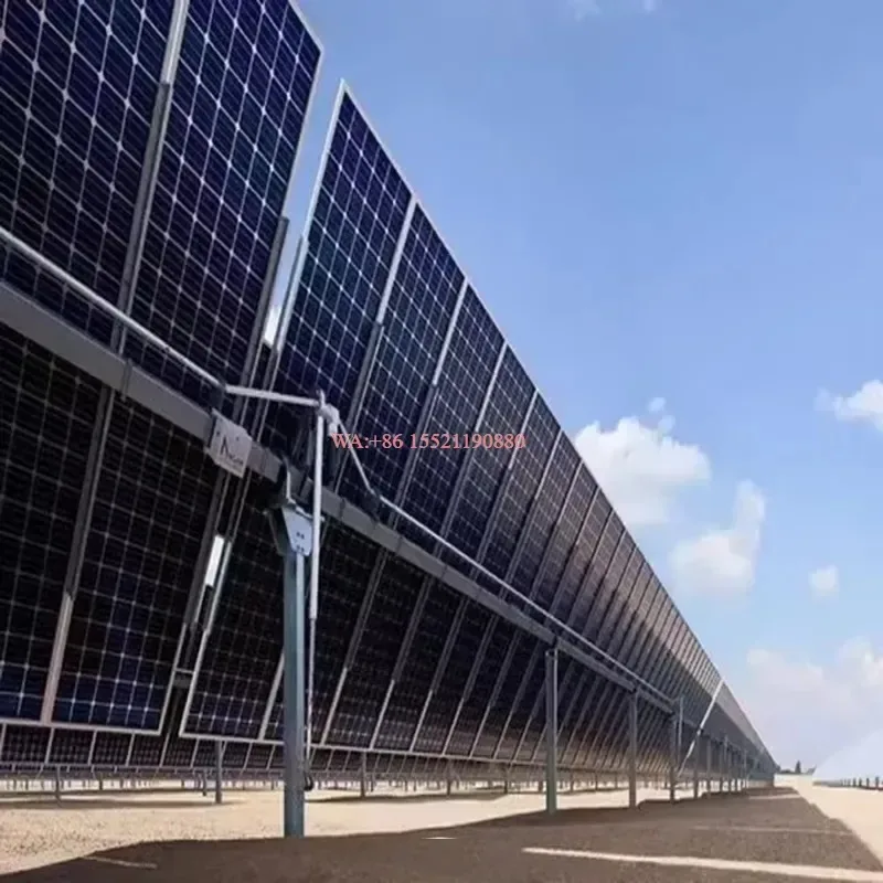 wmwmnu Digital Single Axis Solar Tracker System with Ethernet Remote Control and Real Time Monitoring PV Tracking Equipment