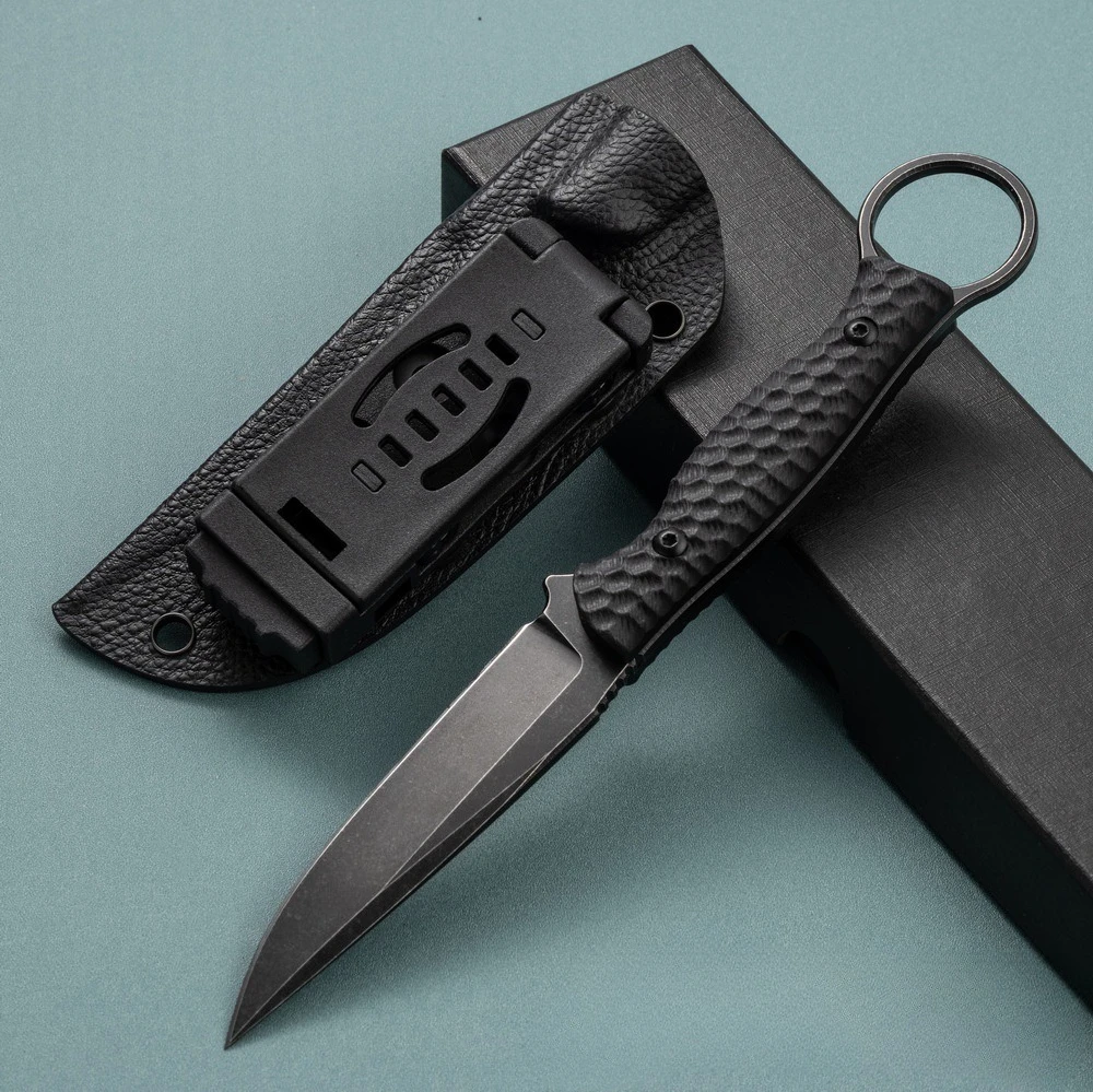 

TO/OR Высококачественный нож с фиксированным лезвием D2, портативные инструменты EDC с ручкой G10, подходят для кемпинга, охоты, рыбалки, уличных ножей