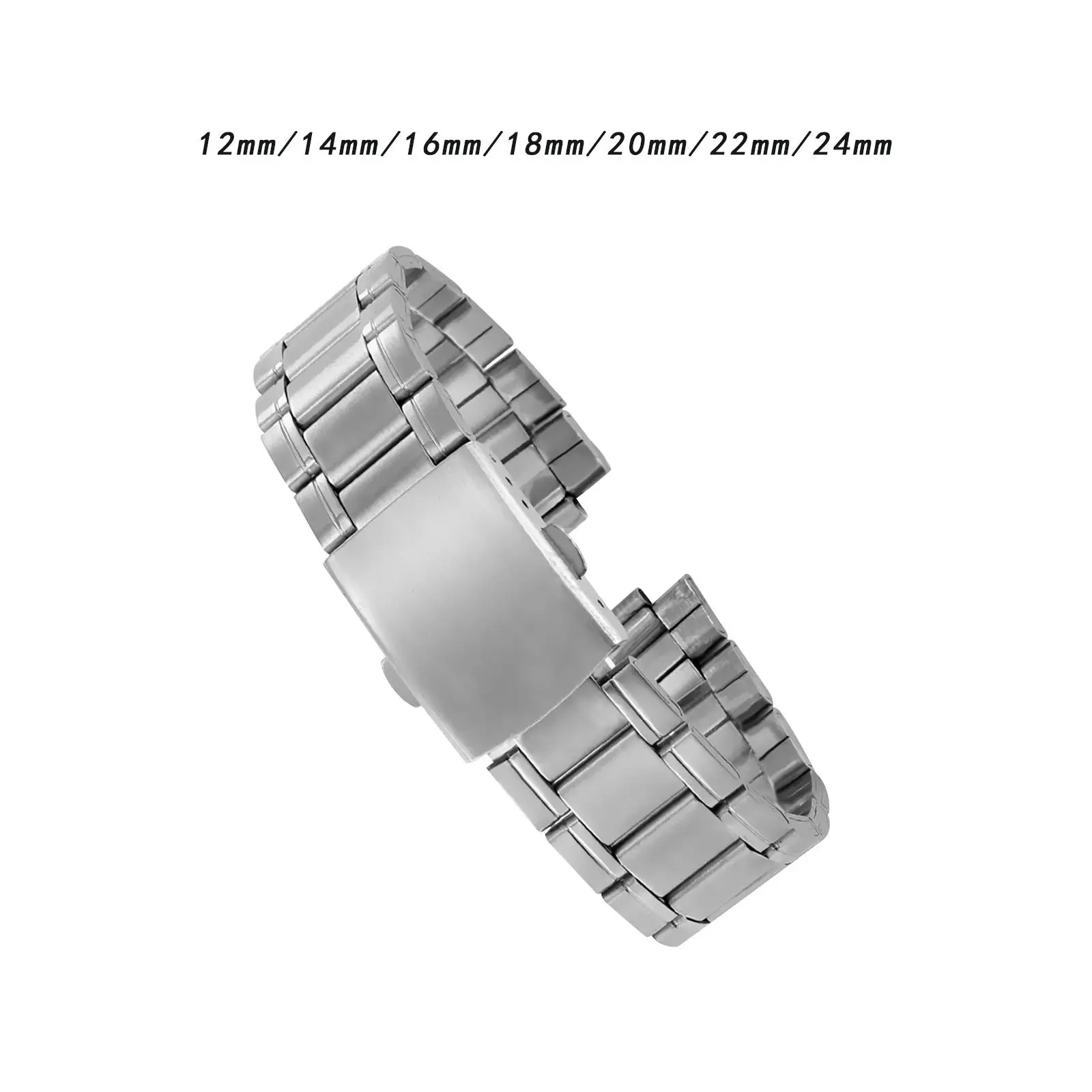Watch Band Premium Stainless Steel Adjustable Quick Release Wristband Bracelet for Men Women Daily Leisure Outdoor