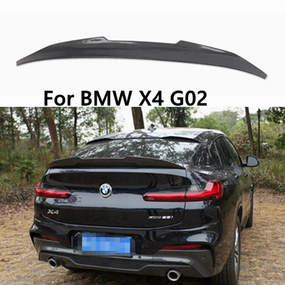 

For BMW X4 G02 PSM Style Carbon fiber Rear Spoiler Trunk wing 2018-2023 FRP Forged carbon