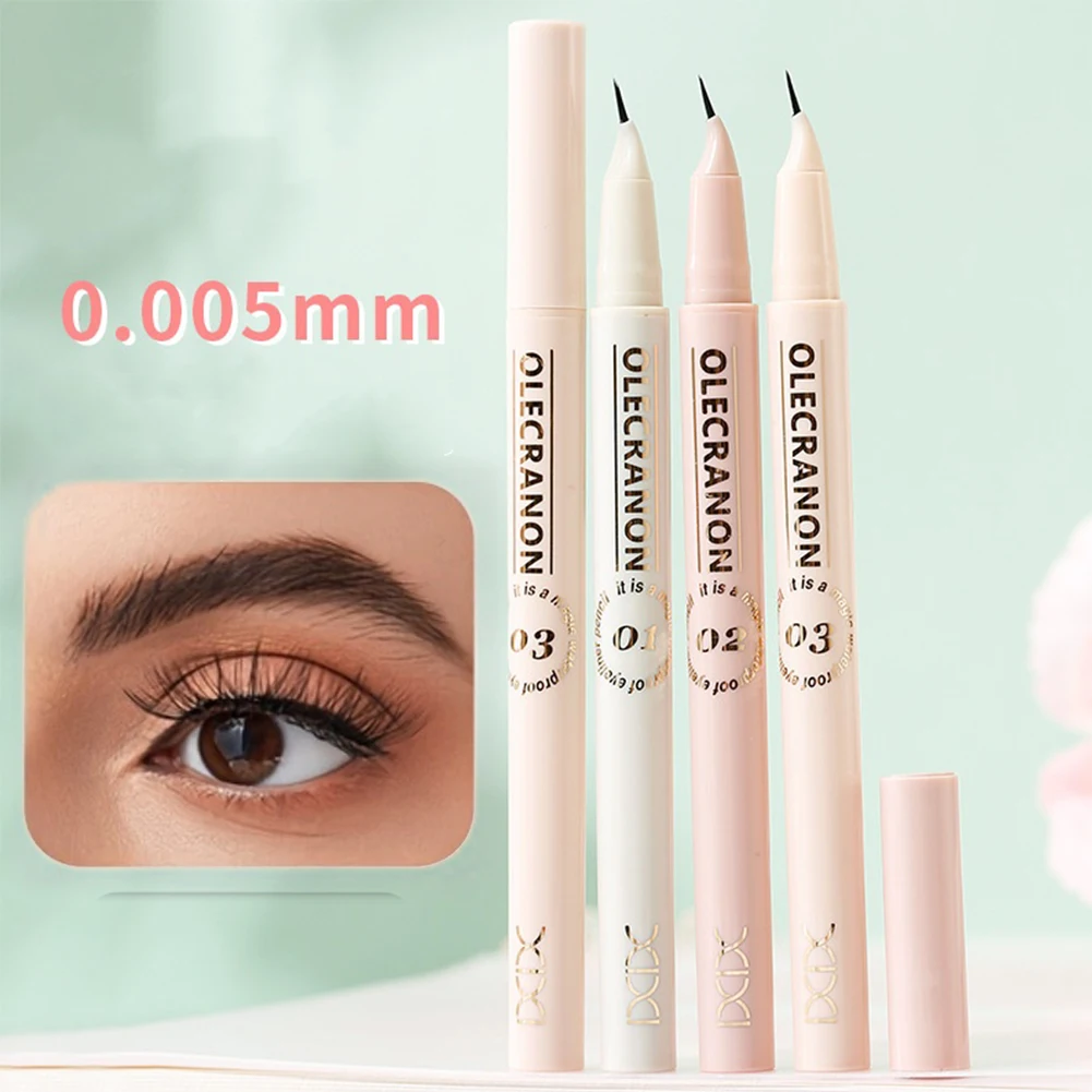18 °   カーブチップ防水アイブロウペンシル – 超正確な髪のようなストローク 汚れ防止 & 終日着用で自然な眉を実現