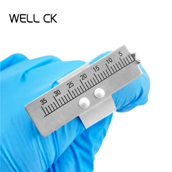 1PC WELL CK Dental Span Ring Laboratory Equipment Precision Finger Ruler Gauge Instrument Endo Measure Scale Endodontic