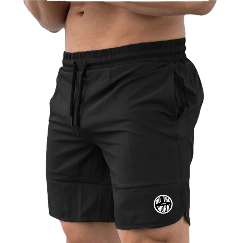 Multi Functional Sports Running Shorts Fitness Training Men\'s Quick Drying Ball Knee Length Pants Outdoor Jogging Sportswear