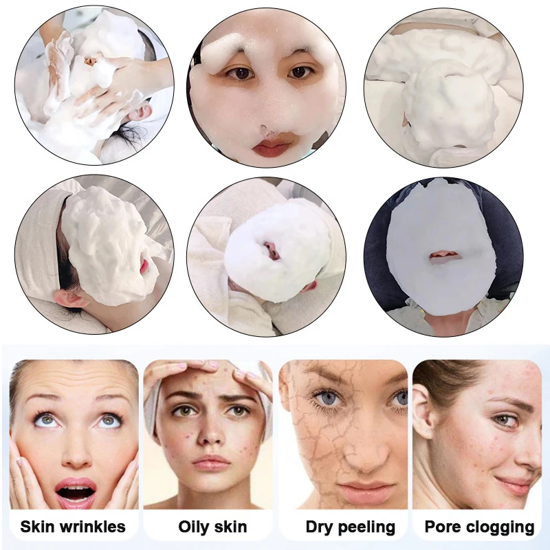 2025 Magic Oxygen Bubble Machine Deep Clean Tender White Skin Cleansing Mites Beauty Facial Rejuvenation Japan Management Device