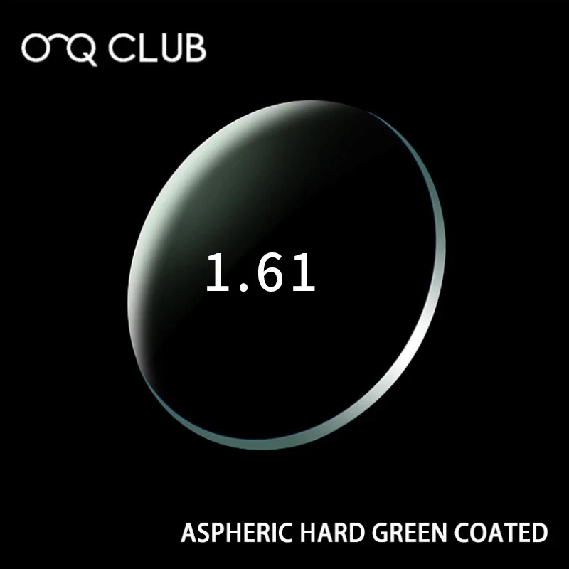 

O-Q CLUB 1.61 Single Vision Prescription CR-39 Resin Aspheric Glasses Lenses Myopia Hyperopia Astigmatism Optical Lens