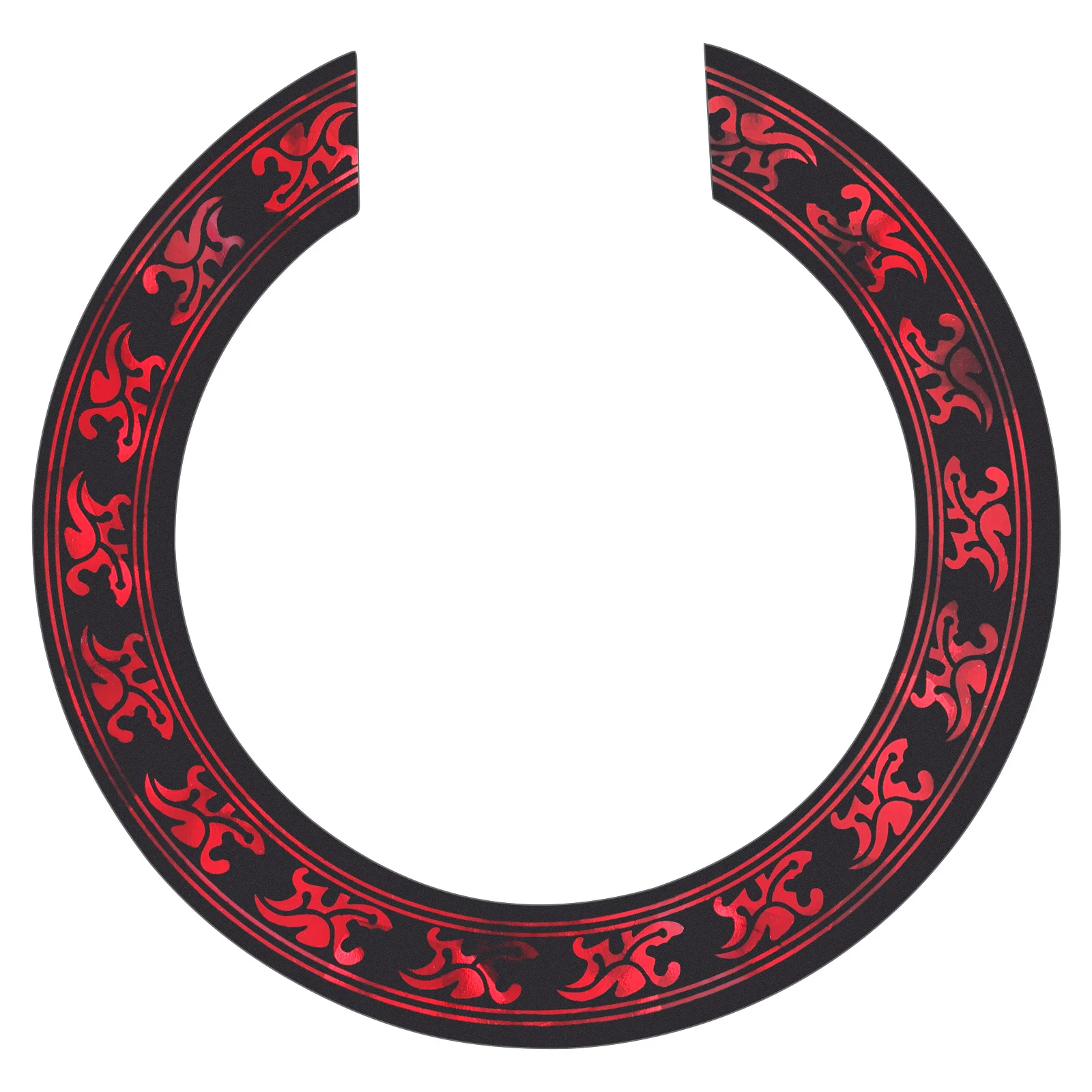 

High Grade Guitar Sound Hole Rosette Sturdy Lightweight Acoustic Classical PVC Inlay Sticker Wooden Decal Ring Accessory