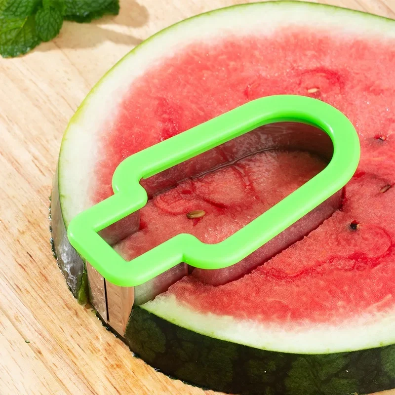 

Stainless Steel Watermelon Cutter Cute Tree Design Salad Fruit Slicer Cutting Watermelon Cutter Tools Kitchen Accessories