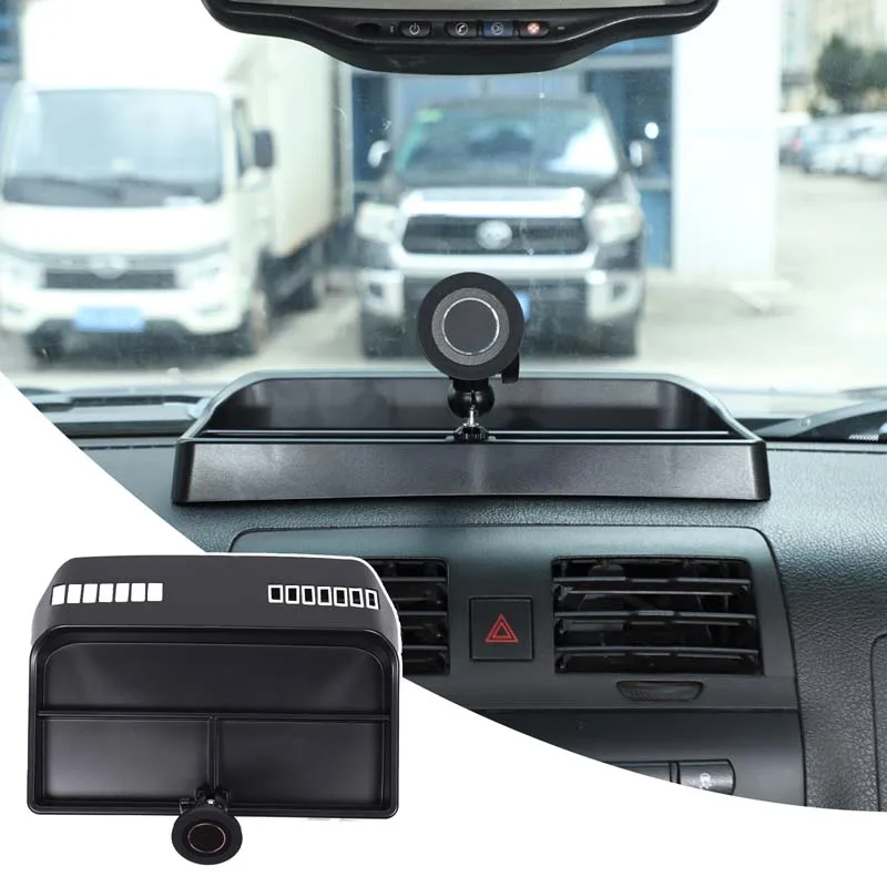 

Для Hummer H3 05-09 ящик для хранения приборной панели с магнитным держателем для телефона аксессуары для внутренней модификации хранения