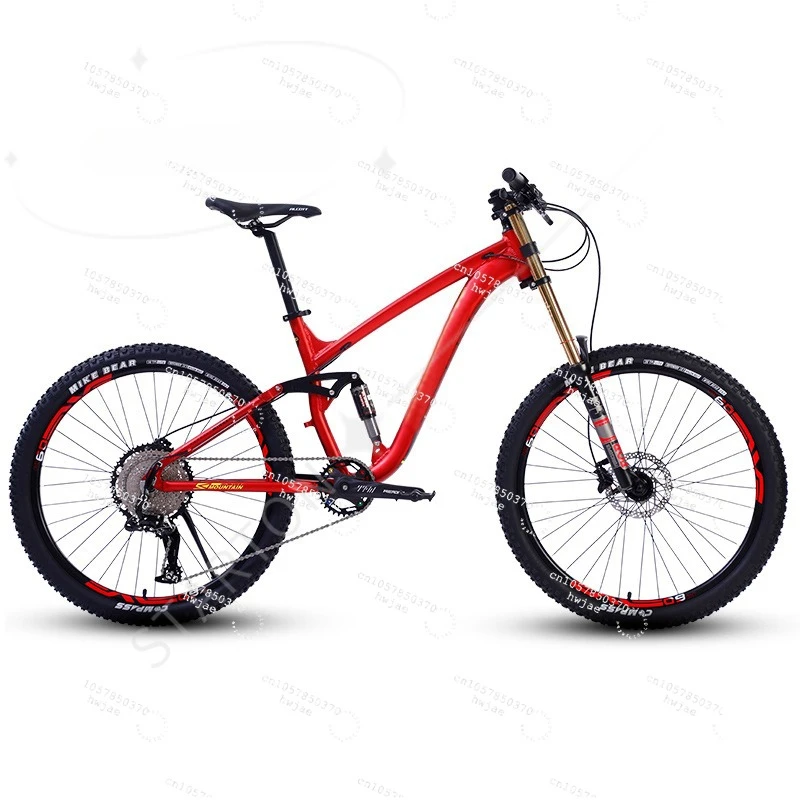 

Hot Sale 26 27.5 Inch Aluminum Alloy Frame Soft Tail Oil Brake Full Dual Suspension Mtb Bicycle Downhill Mountain Bike