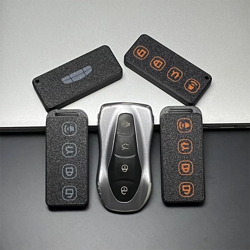 For Geely Azkarra Boyue Pro & Geely Tugella Xingyue Key Replacement Shell 4A Smart Card Modified Key Housing Auto Accessories