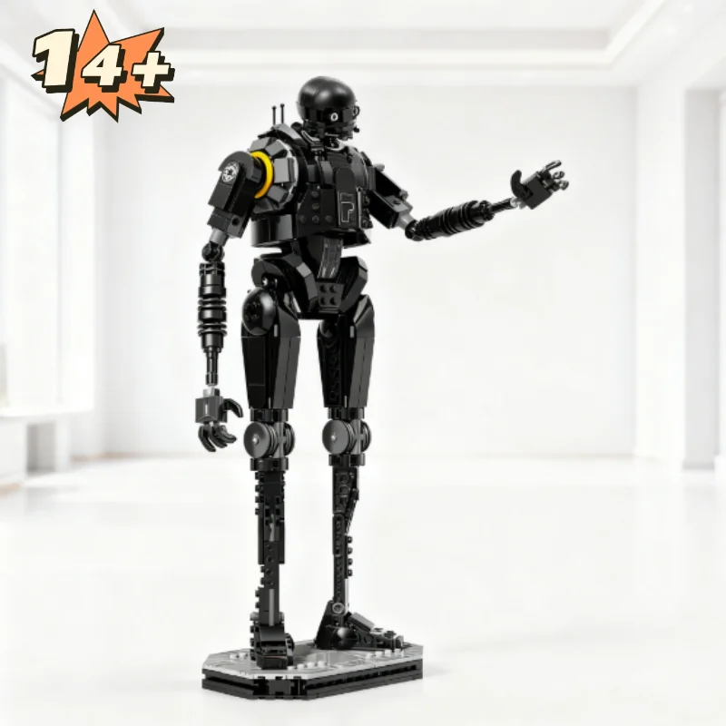 Blocs de construction de droïde de sécurité 75434 K-2SO, briques à assembler, jouets pour enfants garçons, cadeaux de noël, nouveauté 2025