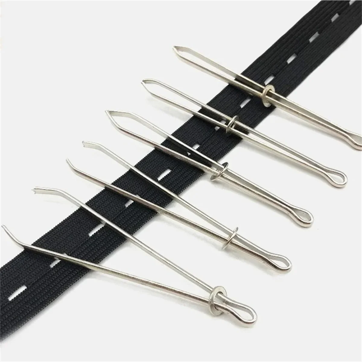 1/3pcs new High Quality Garment Clips Sewing DIY Tools Elastic Band Tape Punch Cross Stitch Practical Wear Elastic Clamp