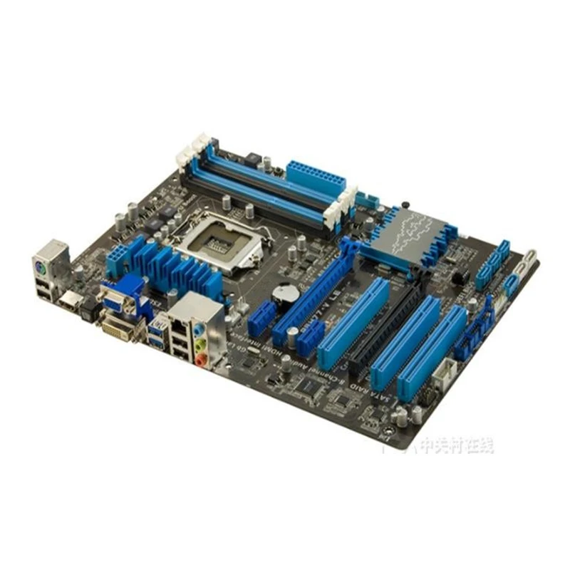 オリジナルのデスクトップマザーボード,Intel,h77,P8H77-V le,lga 1155,ddr3,32gb,usb 2.0,sata2