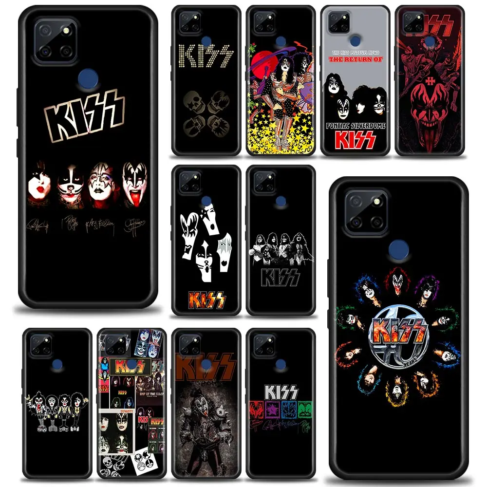 Classics Kiss Rock Band For Realme GT 5G Master GT2 Pro Neo 2 3 5 Case For OPPO A53 A32 A74 A57 A96 A52 A92 Reno 7 8 Phone Cover