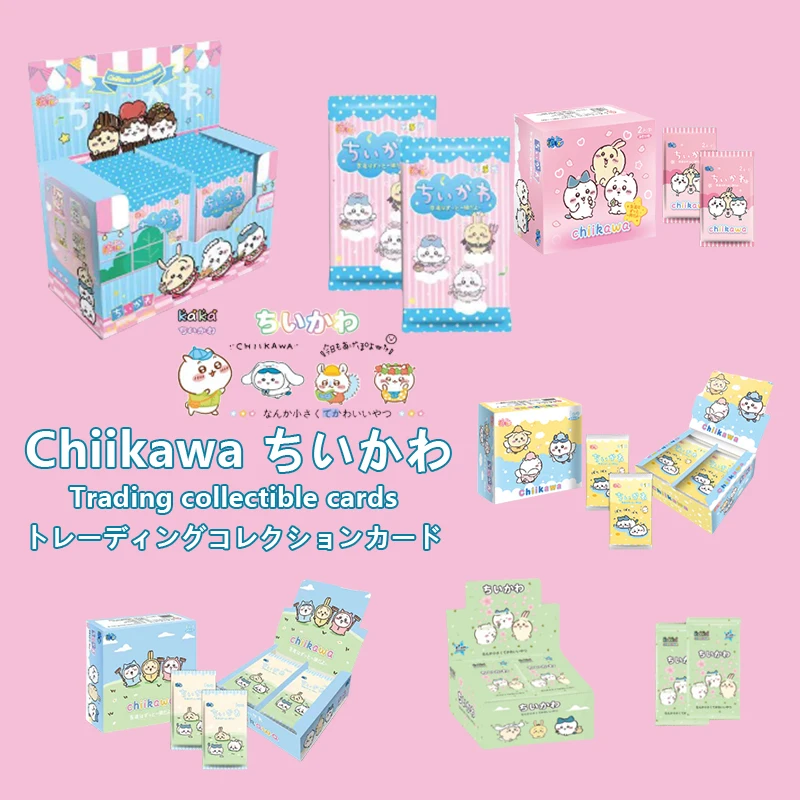 Chiikawa Trading Collectible Cards Cute Cartoon Animation Peripheral Hachiware Usaki USAgi Character Card Girls Holiday Gift