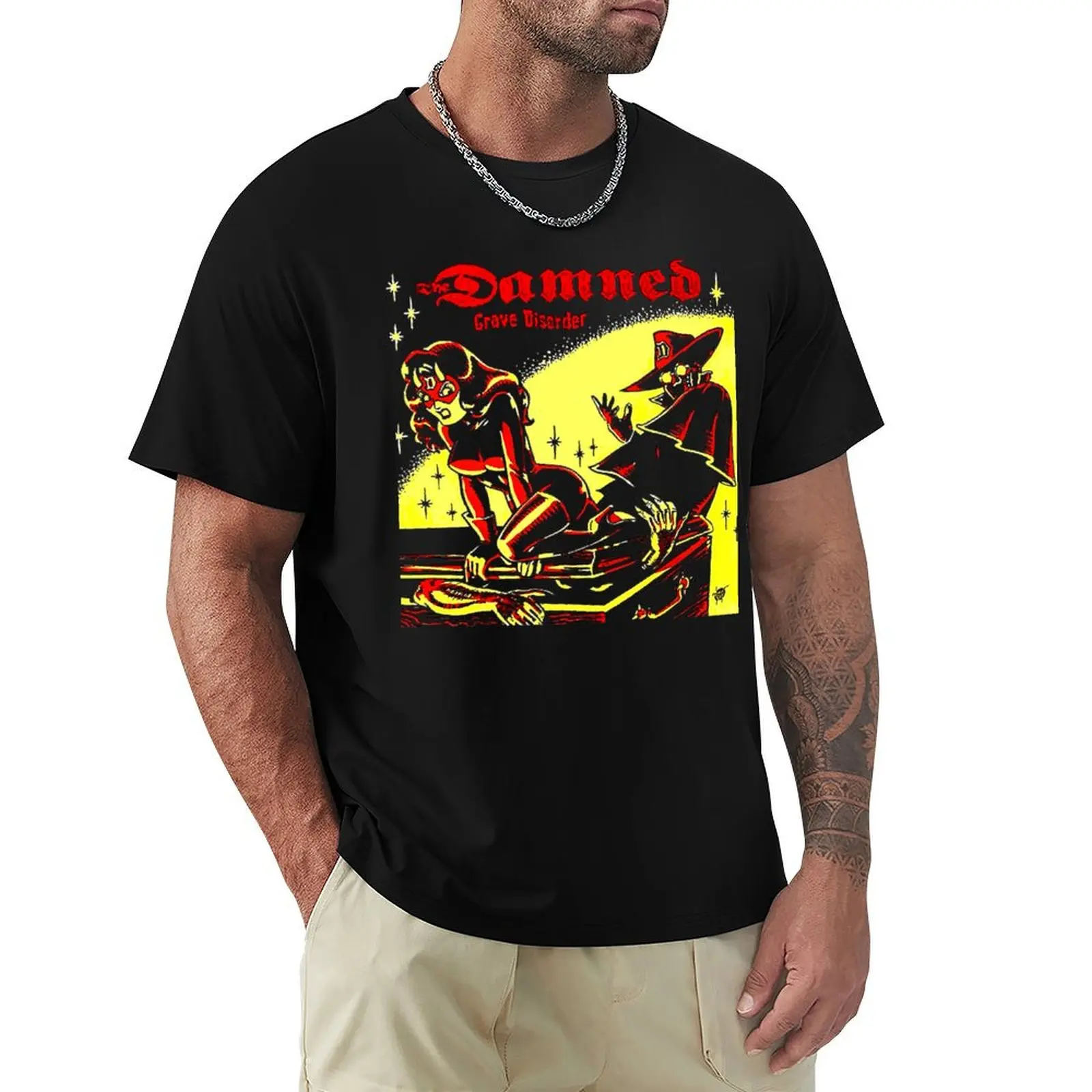 Retro The Damned Grave Disorder Hard Metal T-Shirt Lightweight Hiking T-Shirt