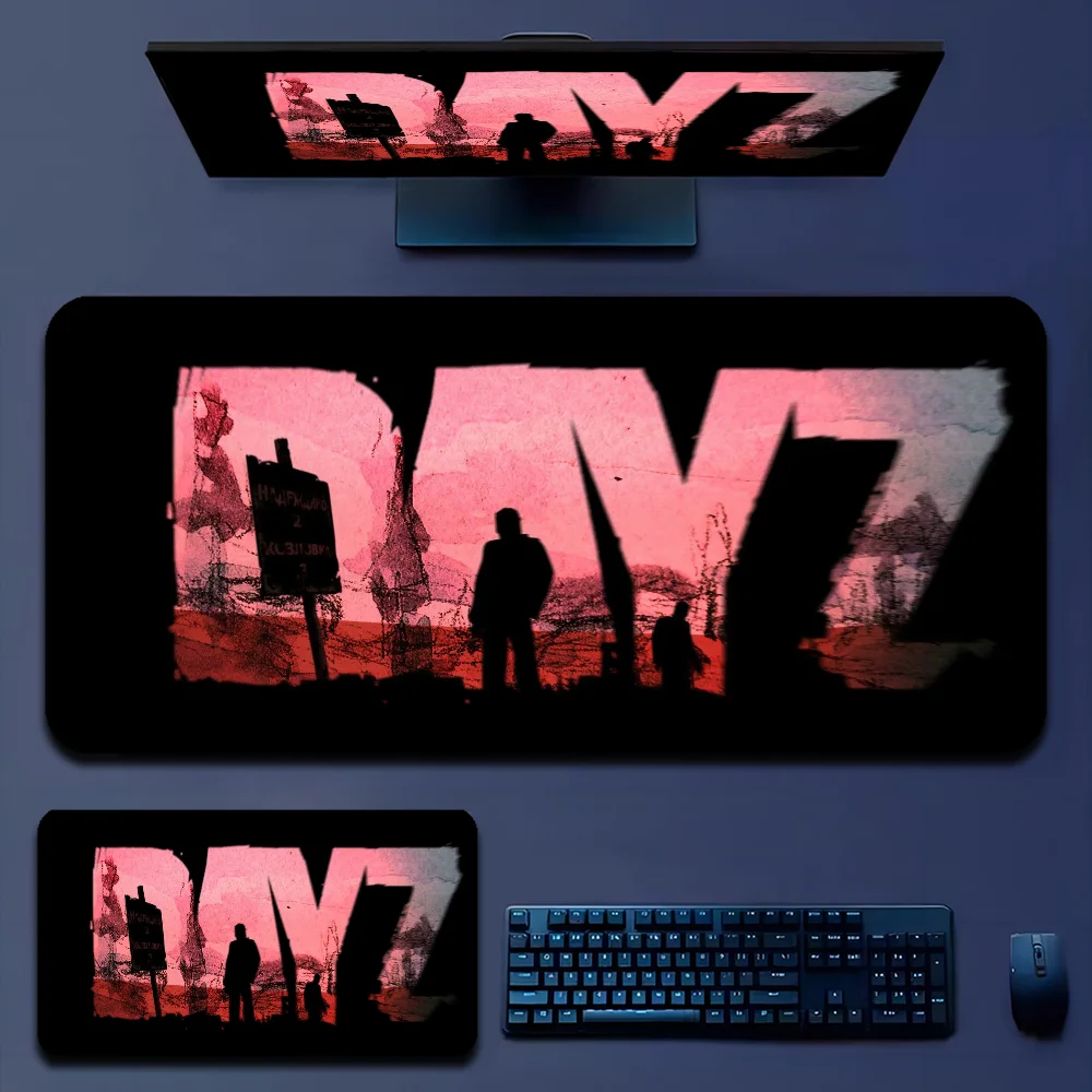 Game D-DayZ Cool Floor Mat 80x30cm XL Lockedge Office Computer Desk Mat Table Keyboard Big Mouse Pad Laptop Cushion Non-slip