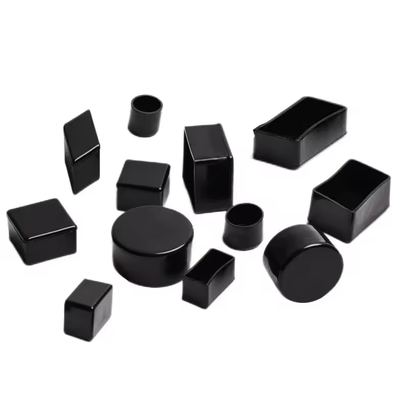 Square Silicone Chair Leg Caps Non-slips Table Foot Dust Cover Socks Floor Protector Pads Pipe Plugs Furniture Leveling Feet - Image 3