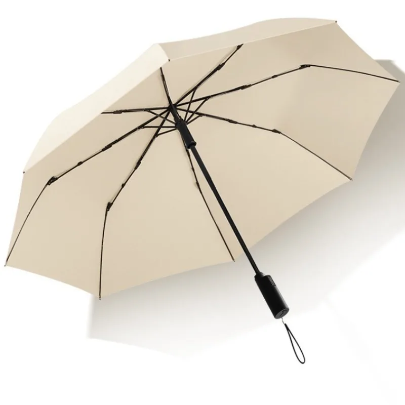one-button automatic umbrella, high-end gift umbrella for business men, folding and shrinking parasol.