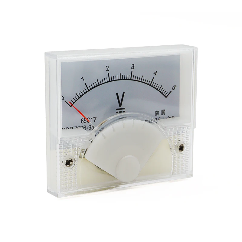 85C17 5V 10V 15V 20V 30V 50V 100V 250V 300V 450V 1000V DC Panel Meter Voltmeter for Voltage Testing