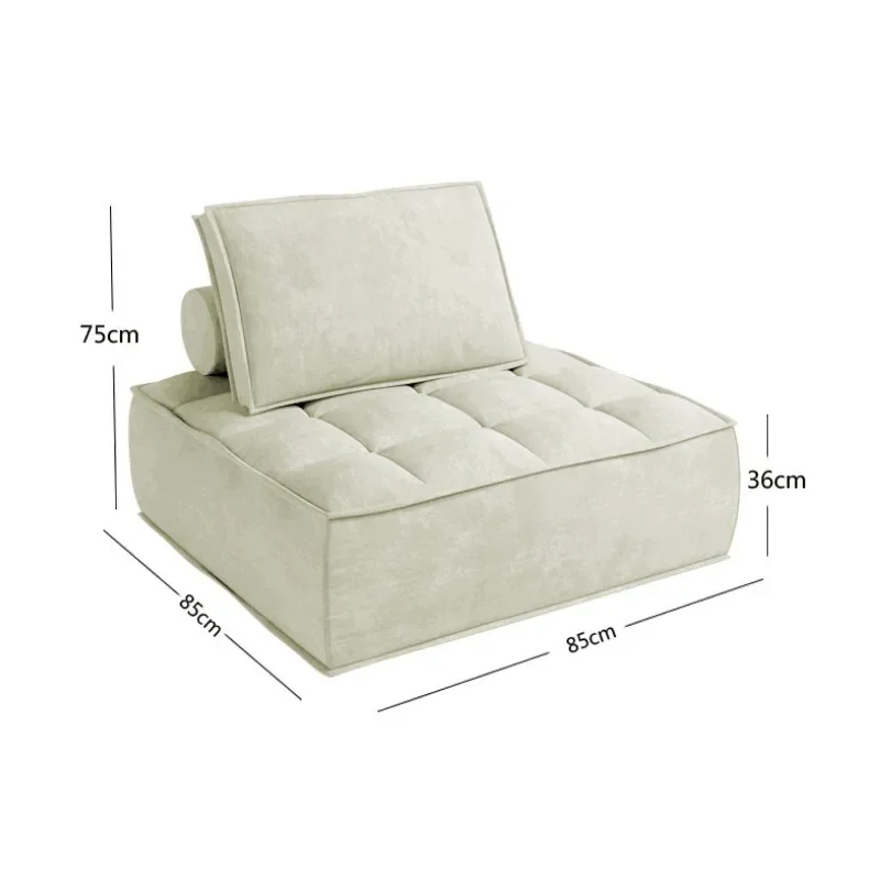 Lazy Sofa Tatami Small Apartment Balcony Bedroom   Clothing Store Technology Cloth Square Movable Furniture