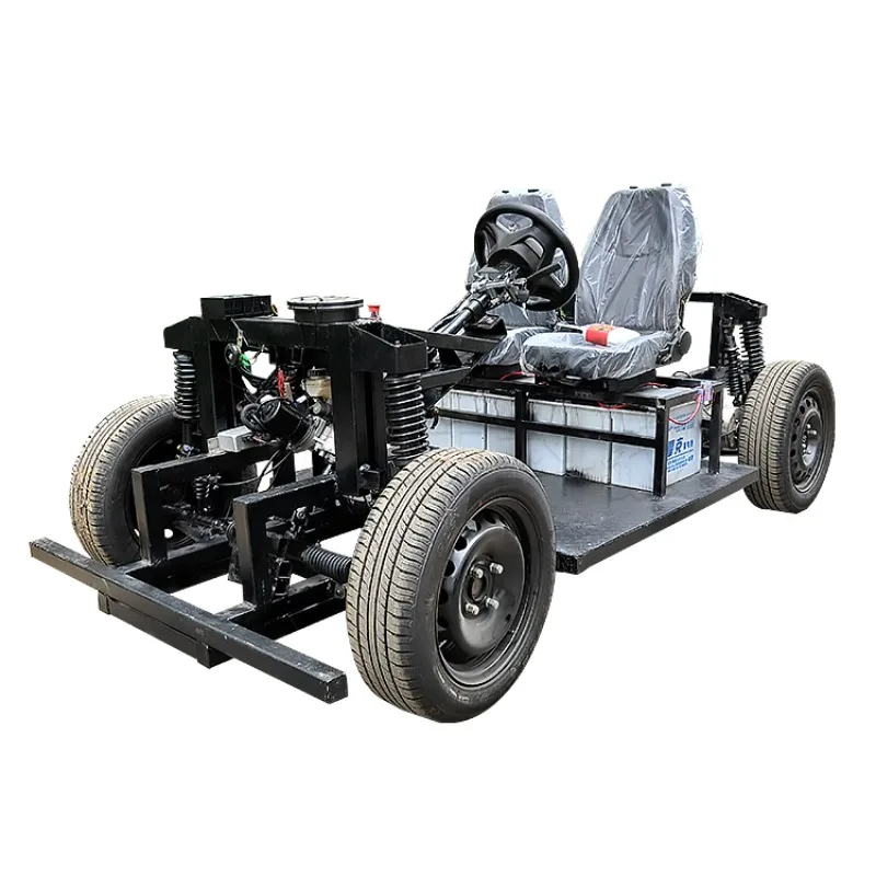 

Electric vehicle dual switching wire-controlled chassis remote control manual driving off-road modified frame