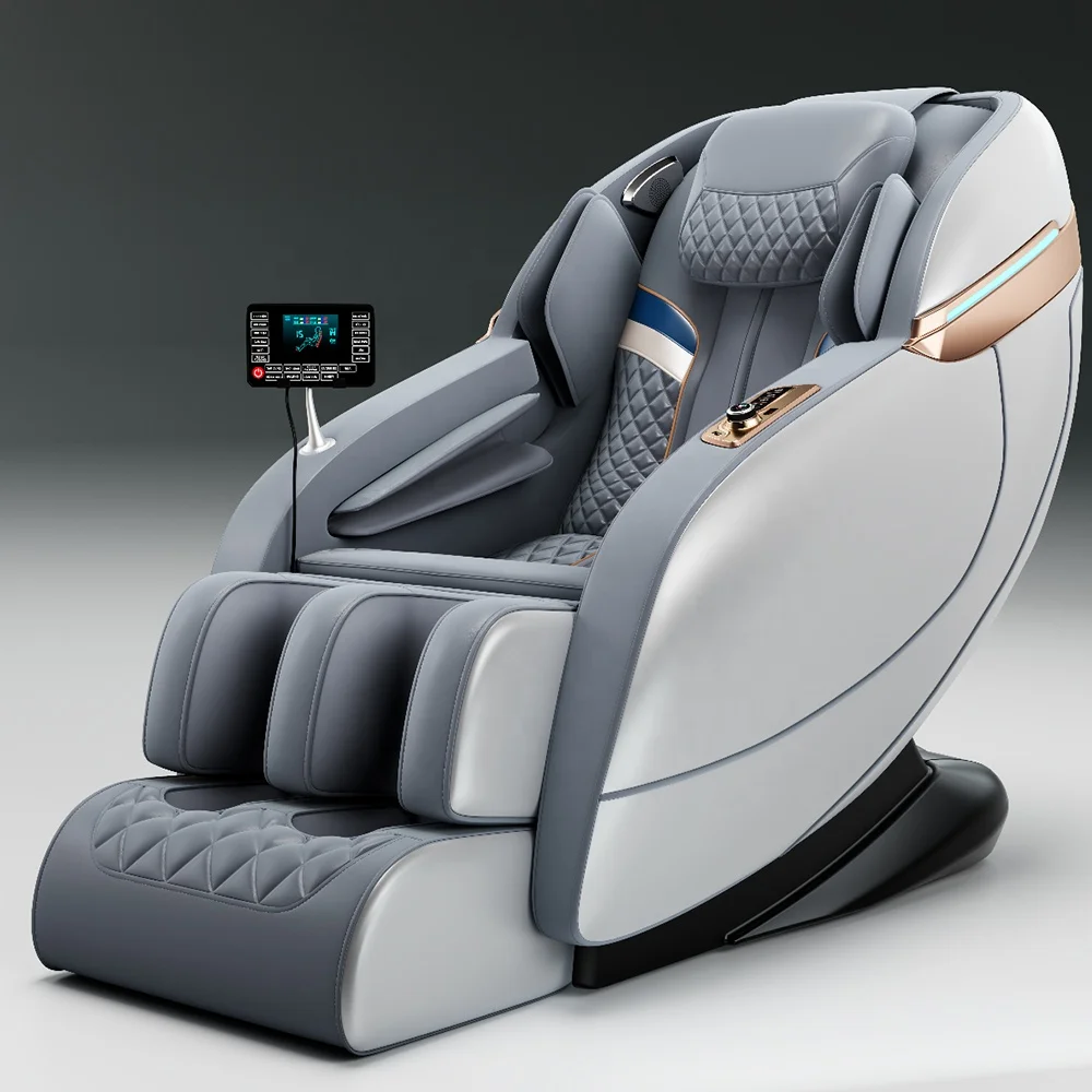 GUOHENG OEM Factory Price Luxury  Electric Zero Gravity Shiatsu Kneading Full Body  Track 8 Point Massage Chair