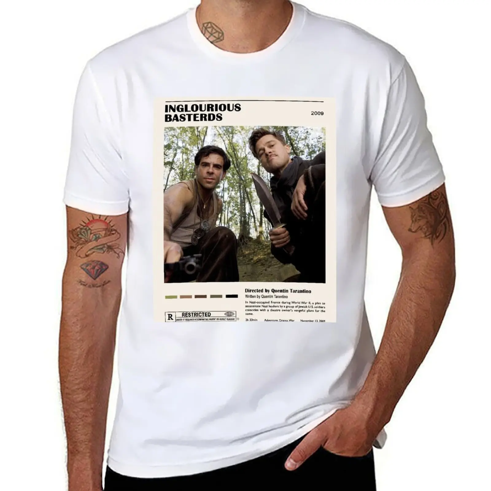 

Movie Poster T-Shirt t shirts cotton 100% t shirt custom print T-Shirt