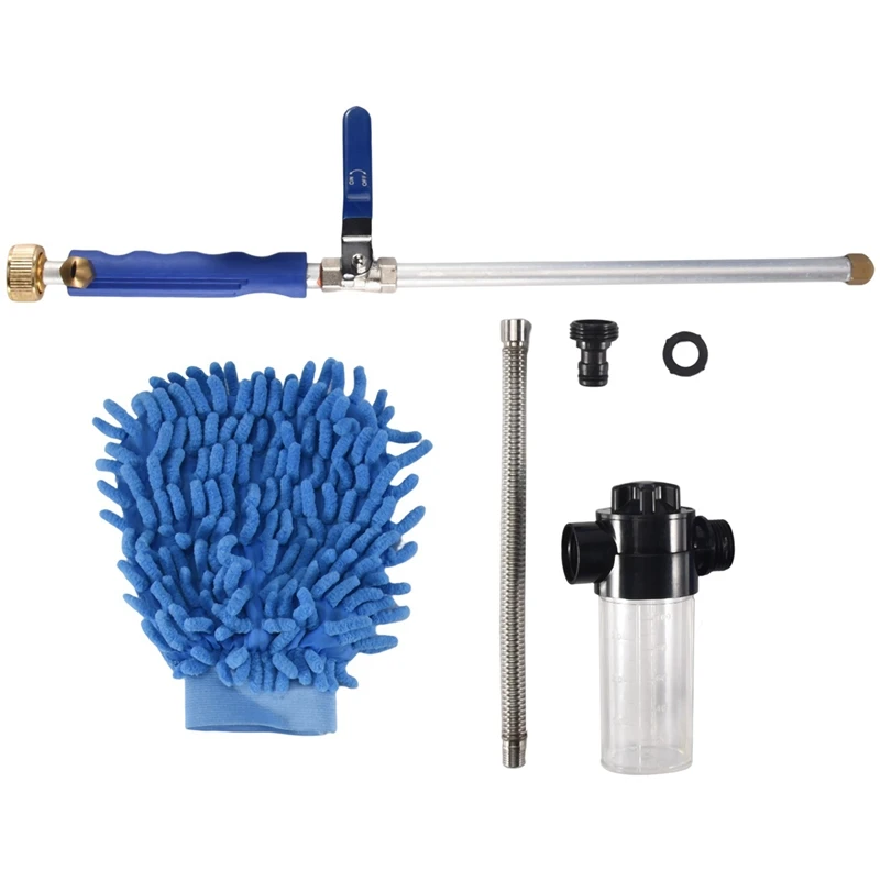 TKOH-Water Jet شطف عالي الضغط تنظيف خرطوم المياه رذاذ فوهة حديقة غسيل السيارات رغوة أدوات تنظيف