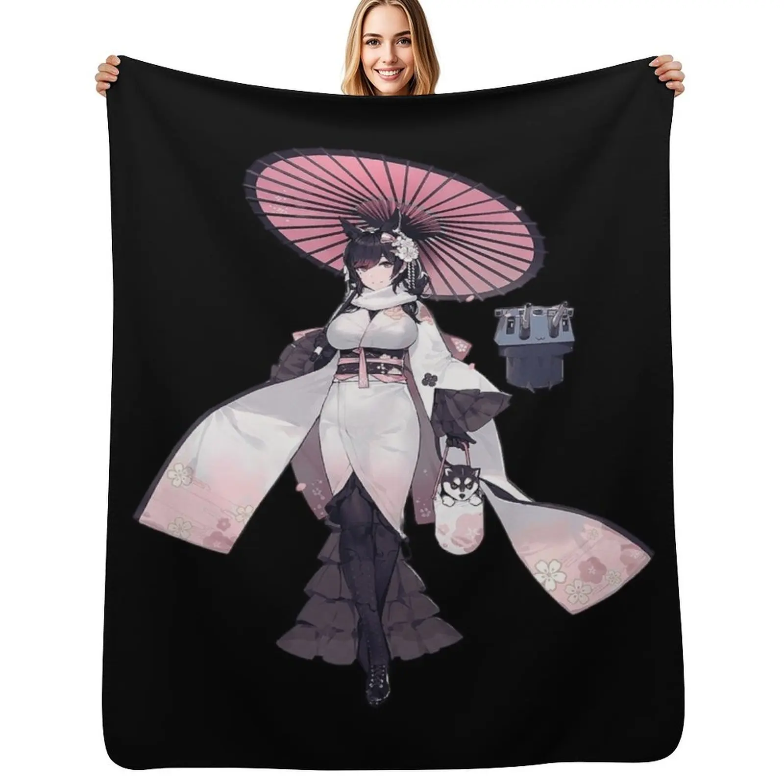 

Azur Lane - Takao Throw Blanket Stain Resistant Cozy Warm Blanket