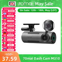 2024 New 70mai Dash Cam M310 New 1296P Night Vision F2.0 Aperture 70mai M310 Car DVR 24H Parking Monitor WIFI & App Control