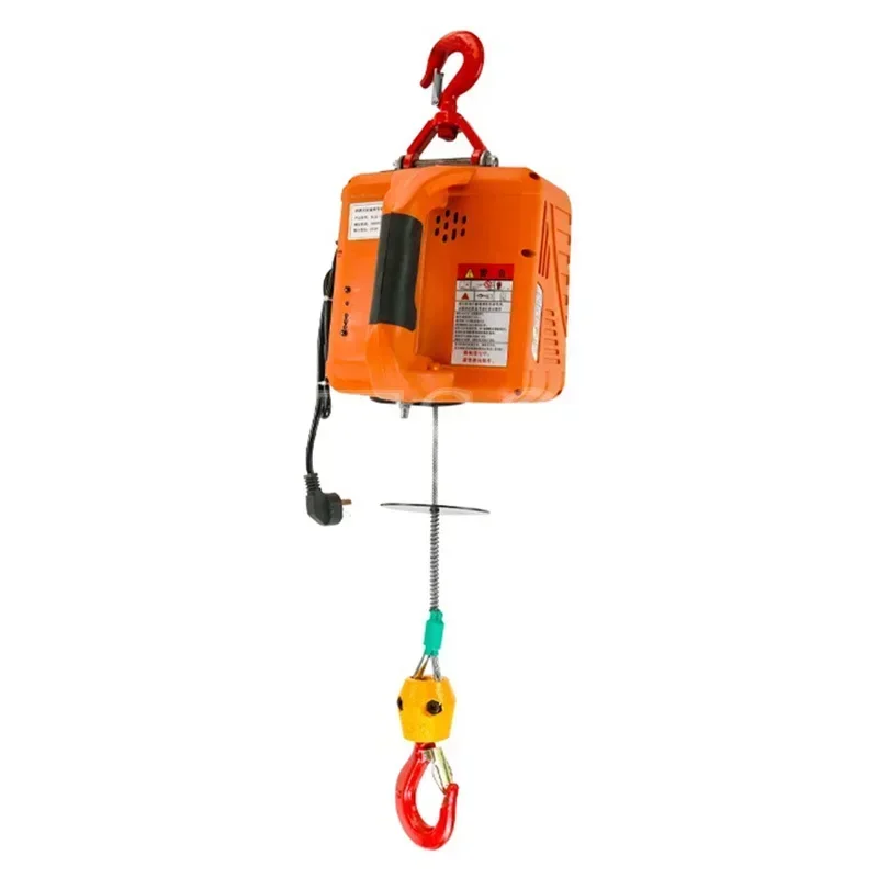 Portable Electric Hoist 220V Lifting Equipment Remote Control Crane for Household Commercial AC Unit Suspension
