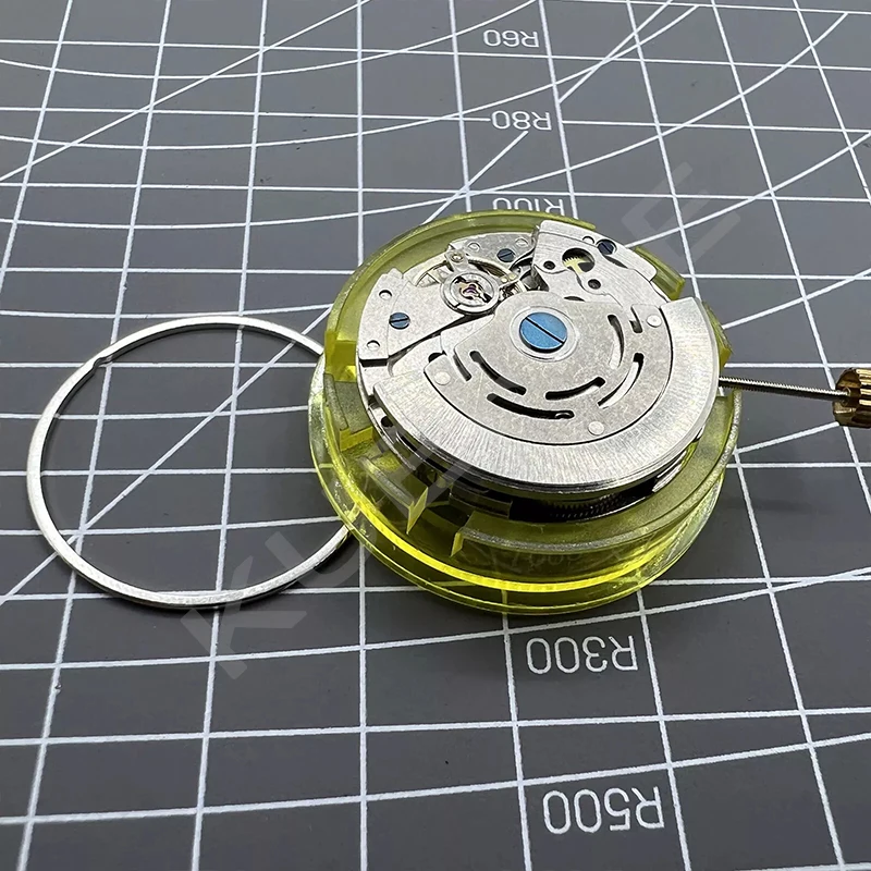 Новый высококачественный механизм с китайским жемчугом 2813 8215 8205, одинарный календарь, автоматический механический механизм, аксессуары для часов с красным колесом
