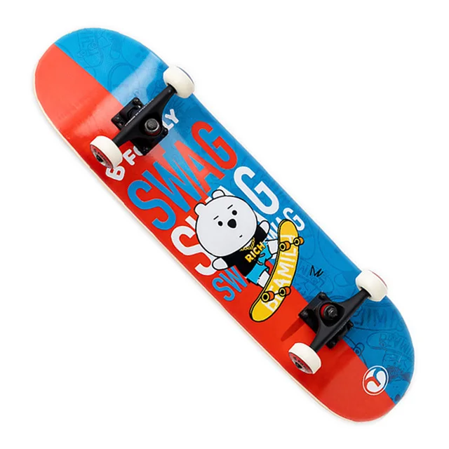 MACCO* B Family co-branded skateboard youth children beginners 7 layers of Northeast maple FUN1