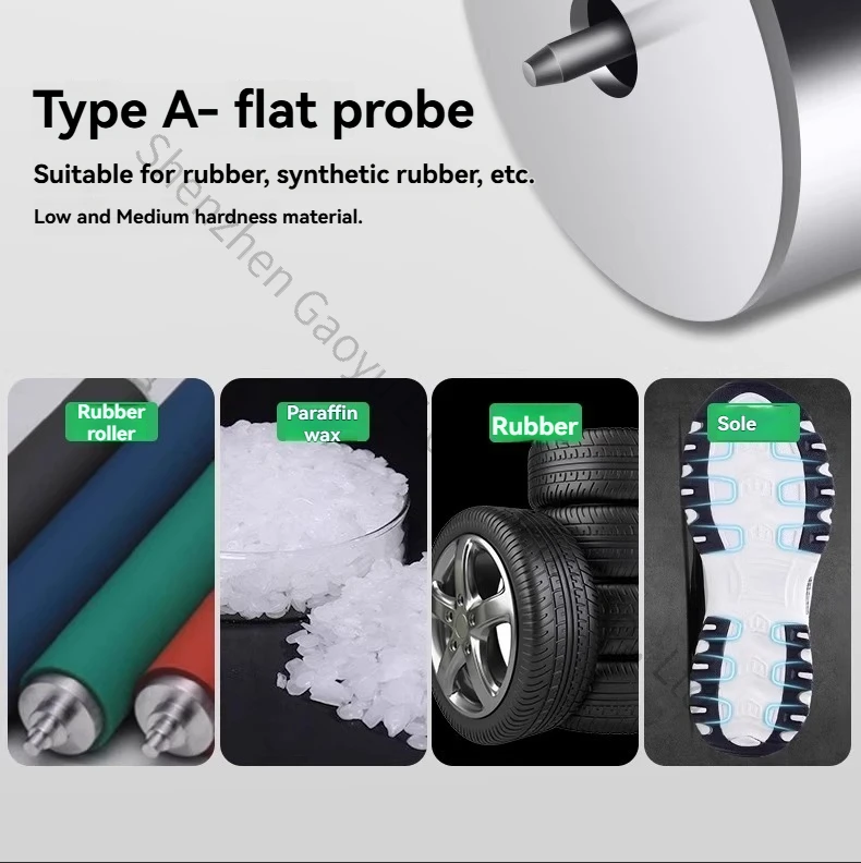 Durometro tipo WeiDu Shore A, tester di durezza portatile LX-A per spugna in schiuma di gomma, controllo della qualità industriale in pelle siliconica