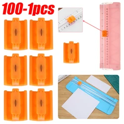 100-1PCS A4/A5 Paper Cutting Replacement Blades Guillotine Paper Cutter with Pull-out Ruler for Photo Trimmers Scrapbooking