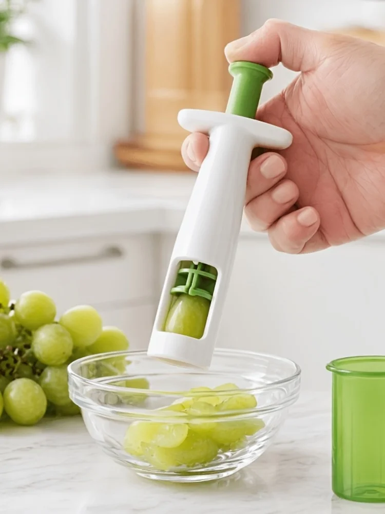 Cherry Tomato Grape Cutter, Multi-Functional Small Fruit Slicer, Quick Cutting Tool for Grapes, Cherry Tomatoes, Cakes and Kitch