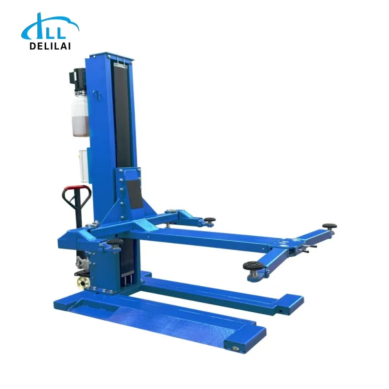 

High Quality 2.8 Ton Portable Movable Car Elevator Single Post 1 Post Hydraulic Car Lift