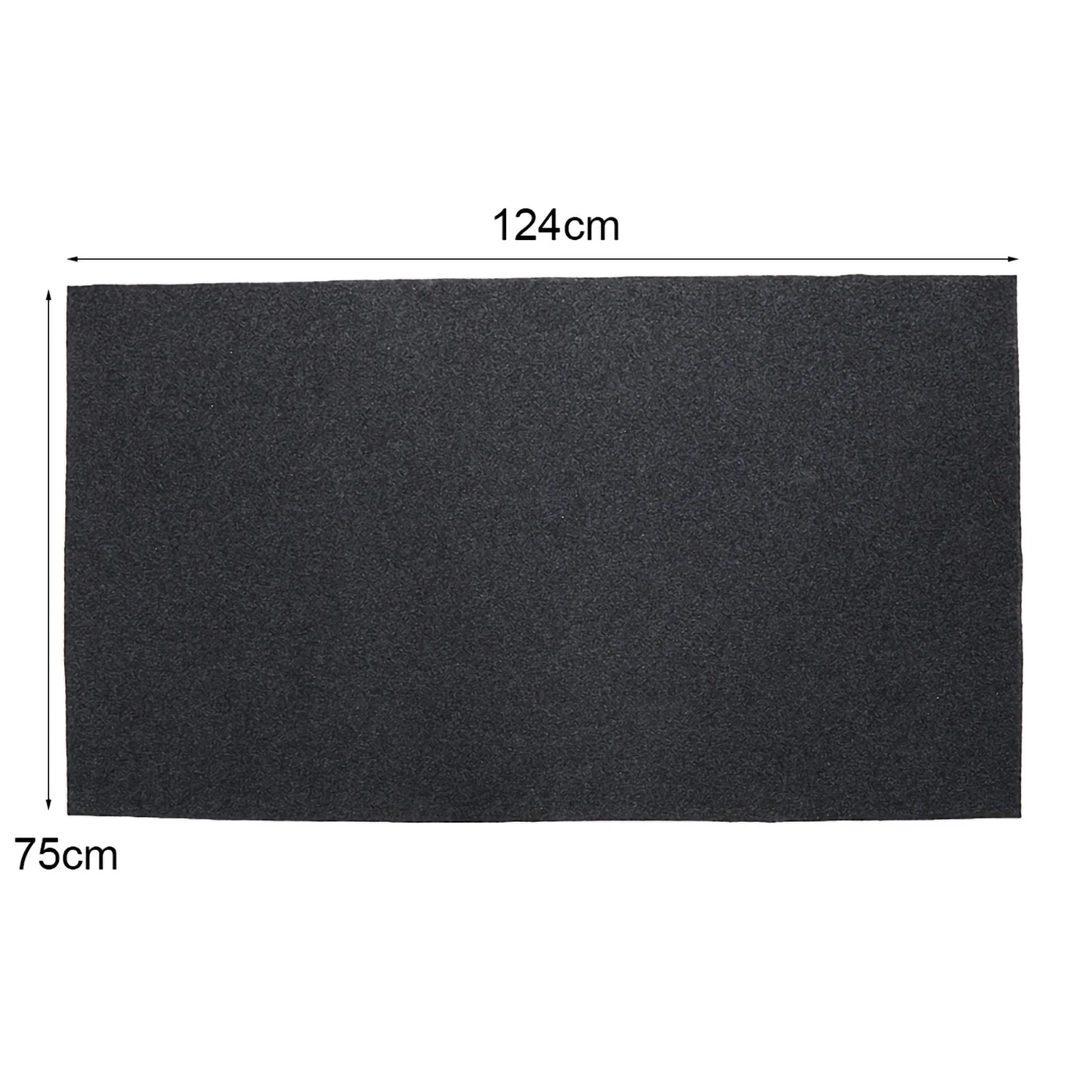 ZK40 Flame Retardant Heat Resistant BBQ Gas Grill Splatter Mat Mat Backyard Floor Protective Rug