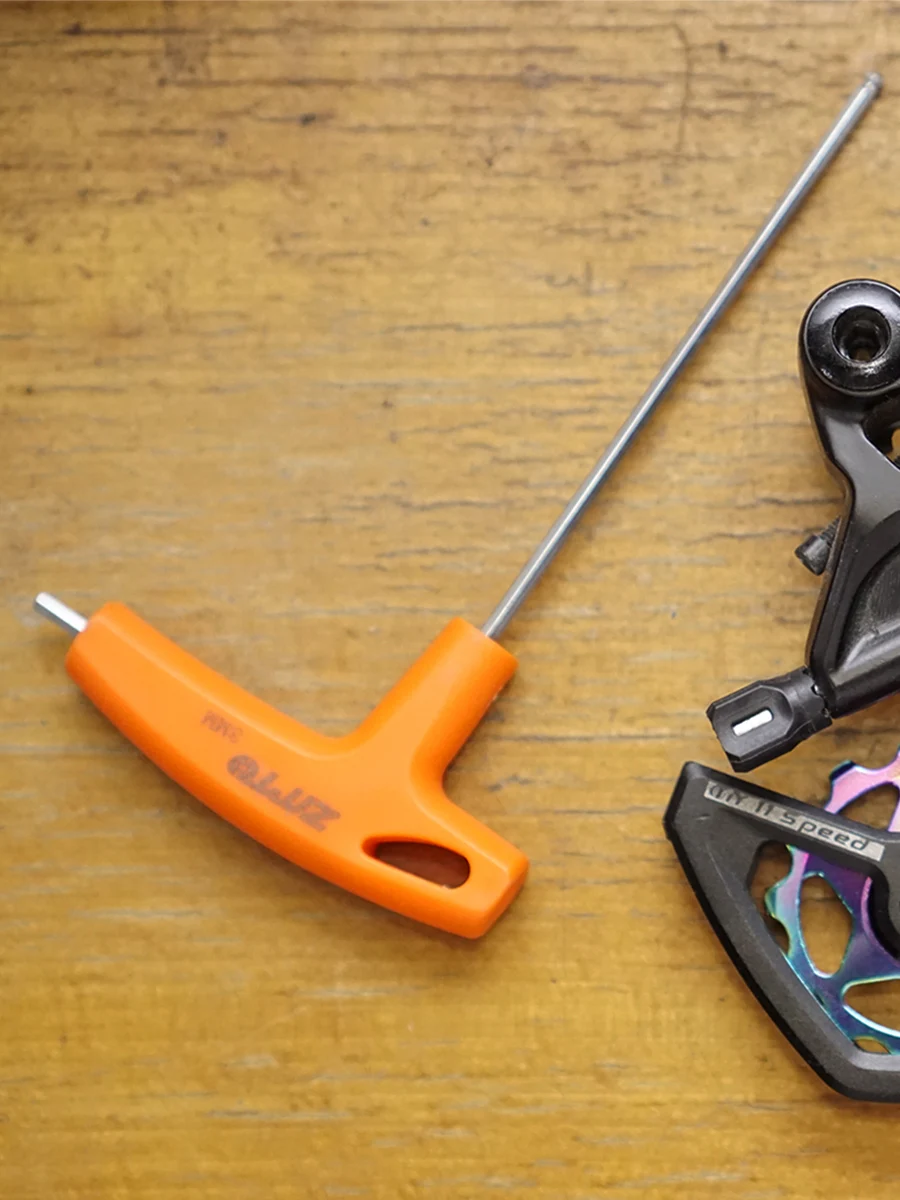 AliExpress NONE ZTTO T-Handle Hex Key Wrench Set Ball End Long Arm CR-V Steel Allen Keys for Bike Repair Orange Handle 2/2.5/3/4/5/6/8/10mm