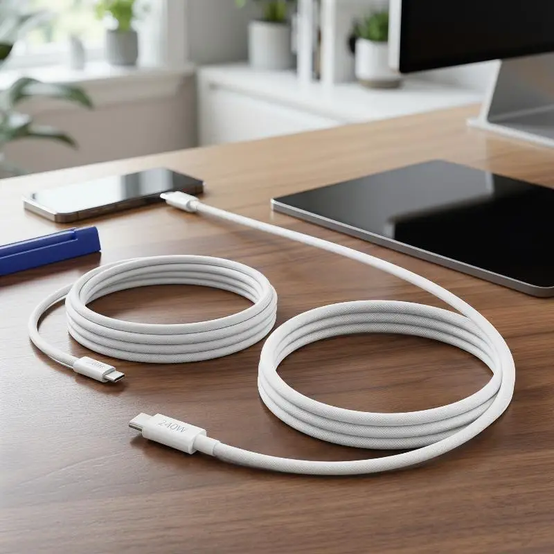 high-speed data cable 240W ultra fast Charging braided dual C-type data cable Huawei universal charging cable