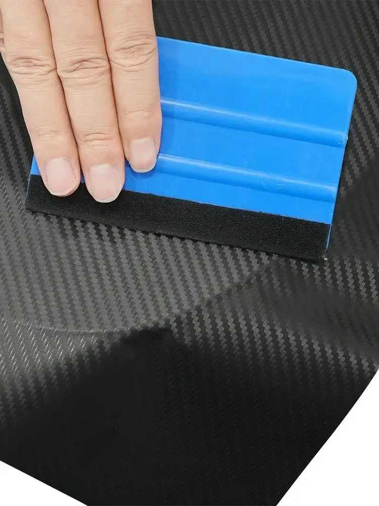 3D Carbon Fiber Schwarz Vinyl Wrap Auto Motorrad Klebstoff Vinyl Körper Wrapping Film PVC Styling Auto Aufkleber Auto Zubehör