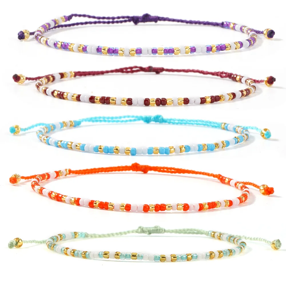 Colombia Friendship Bracelet Handwoven Boho Cloth Braided Wristband for Women Men Ethnic Style Pulseras Gift