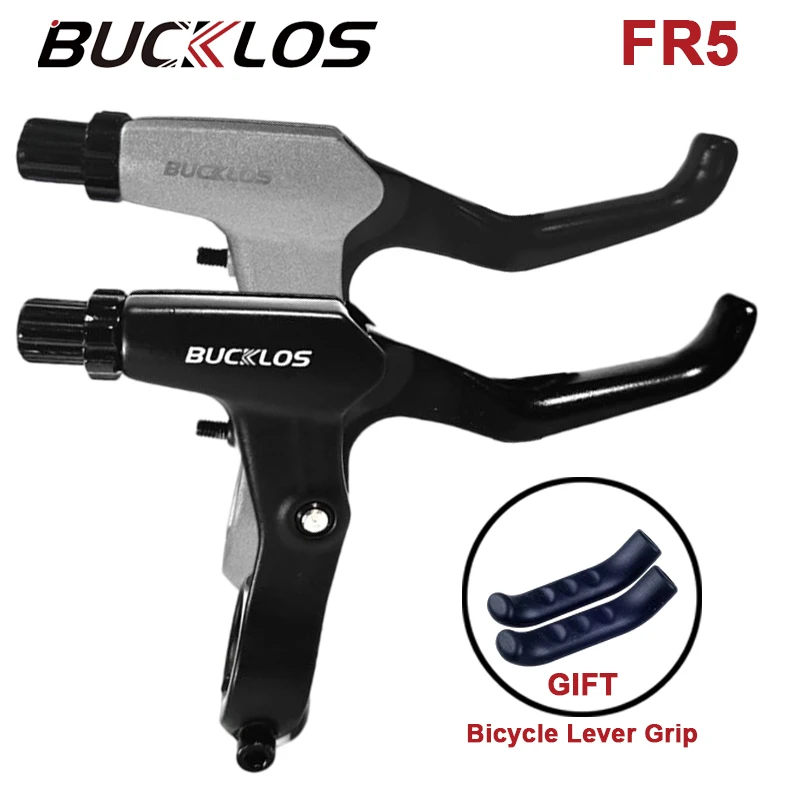 

BUCKLOS FR5 Bike Brake Levers Aluminum Alloy Road Bike V Brake Lever Durable Bicycle Disc Brake Handle Lever Bicycle Accessories